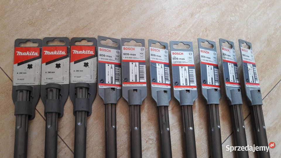 Grot szpic dłuto ostre Makita Bosch Narzędzia Głuchołazy