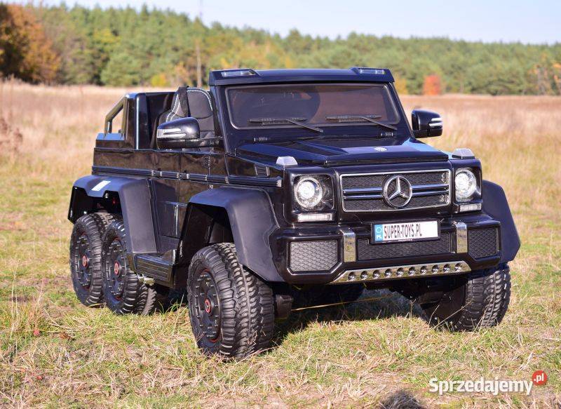 MEGA POJAZD ORYGINALNY MERCEDES G63 NAPĘD 6X6 Toruń