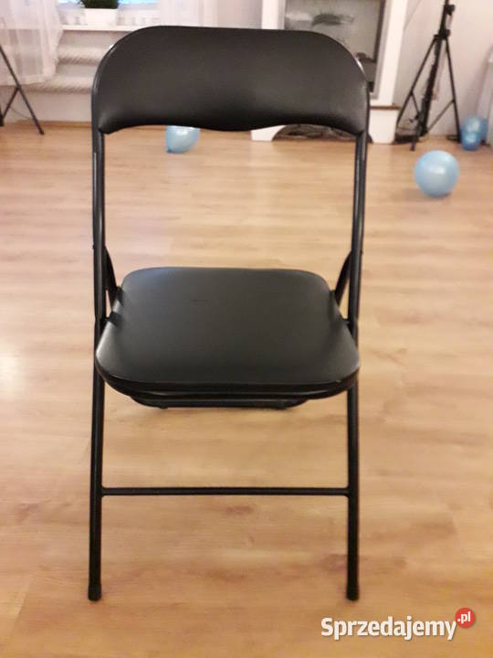 Sprzedam krzesła składane czarne białe łódzkie Łódź
