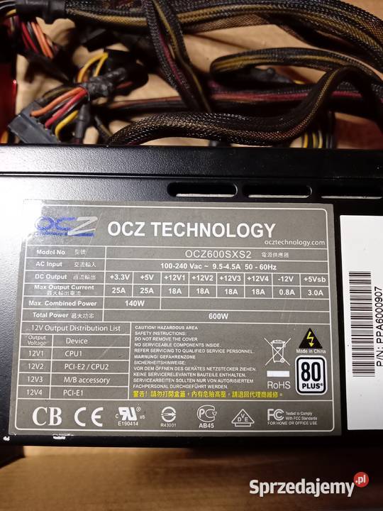 Zasilacz Ocz600sxs2