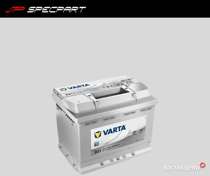 Akumulator VARTA Silver Dynamic D21 61Ah 600A EN osobowe Gorzów Wielkopolski