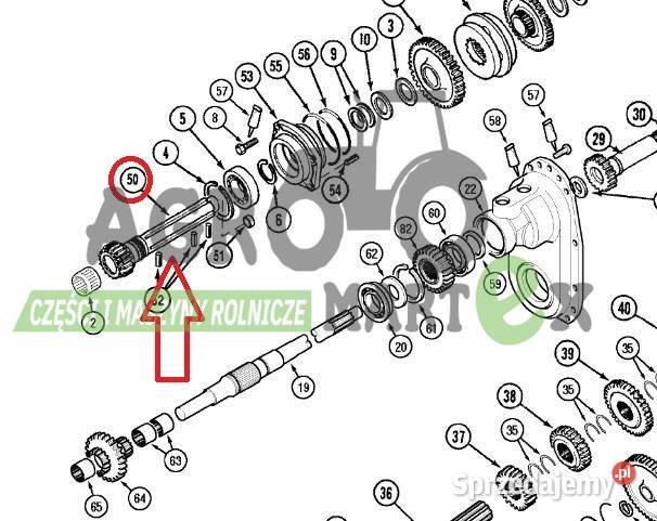 241694A1 WAŁEK CNH McCormic Części zamienne