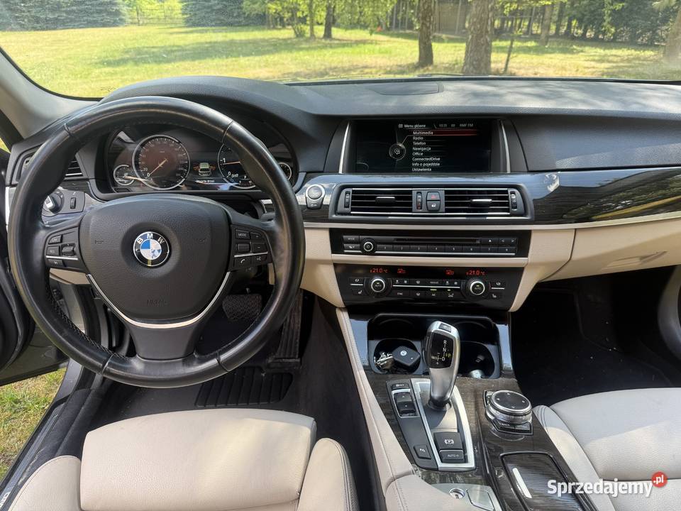 BMW 520d F11 2014r Bogate Wyposażenie światła do jazdy dziennej Opoczno
