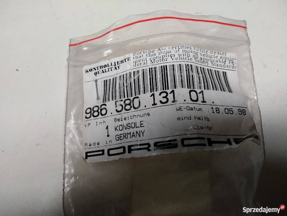 Porsche 986 Boxster wspornik lewy pasa Pilzno