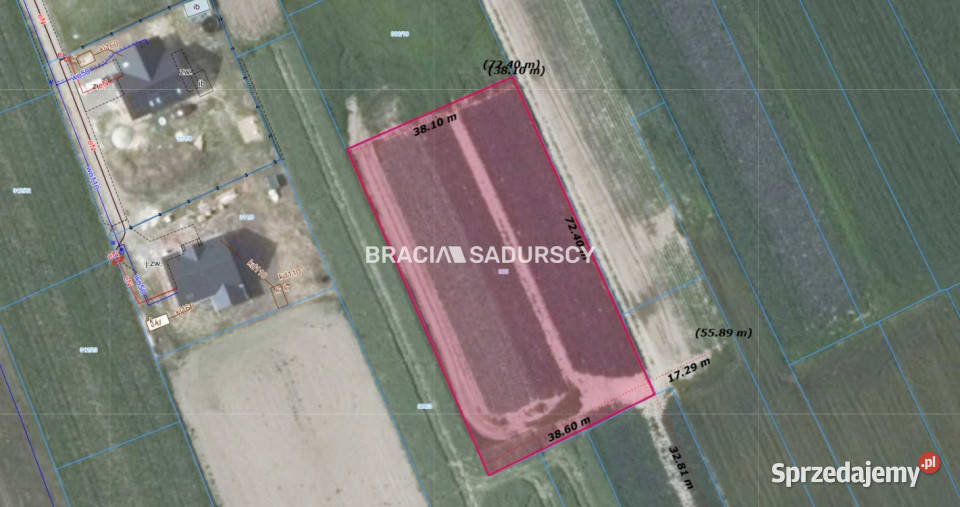 Grunt Kraków 2829m2 gaz