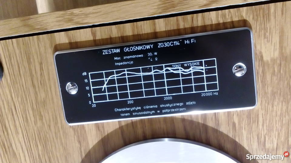 Unitra Tonsil kolumny ZG 30 C 114 4 HiFi Ostrów Mazowiecka