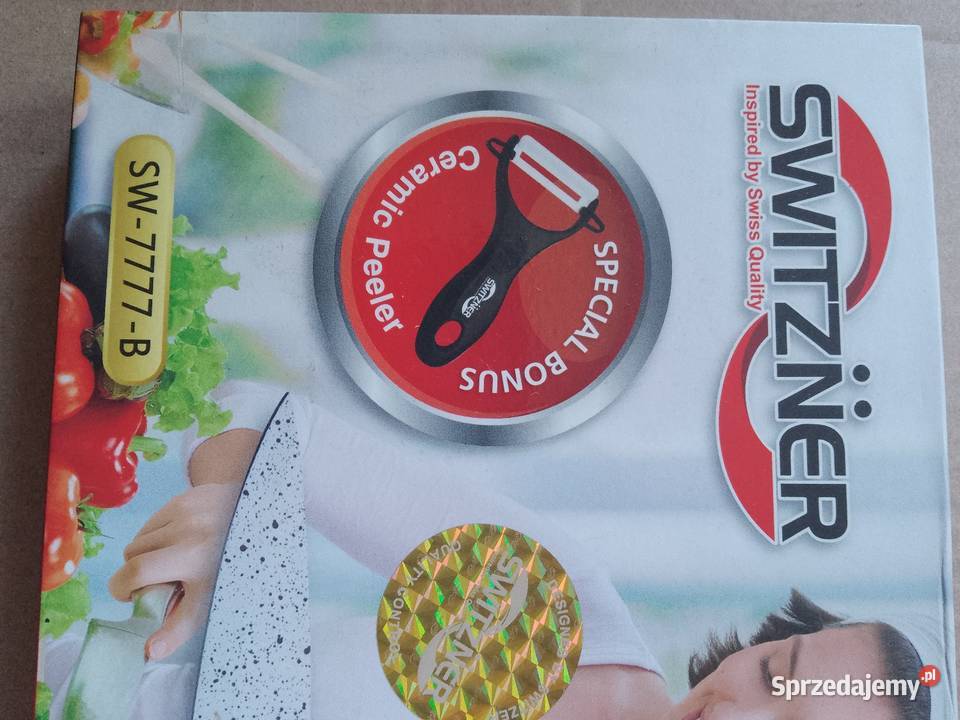 Zestaw noży z obieraczką Switzner Chrzanów