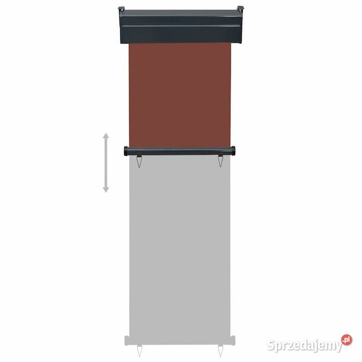 vidaXL Markiza boczna na balkon 65x250 Warszawa