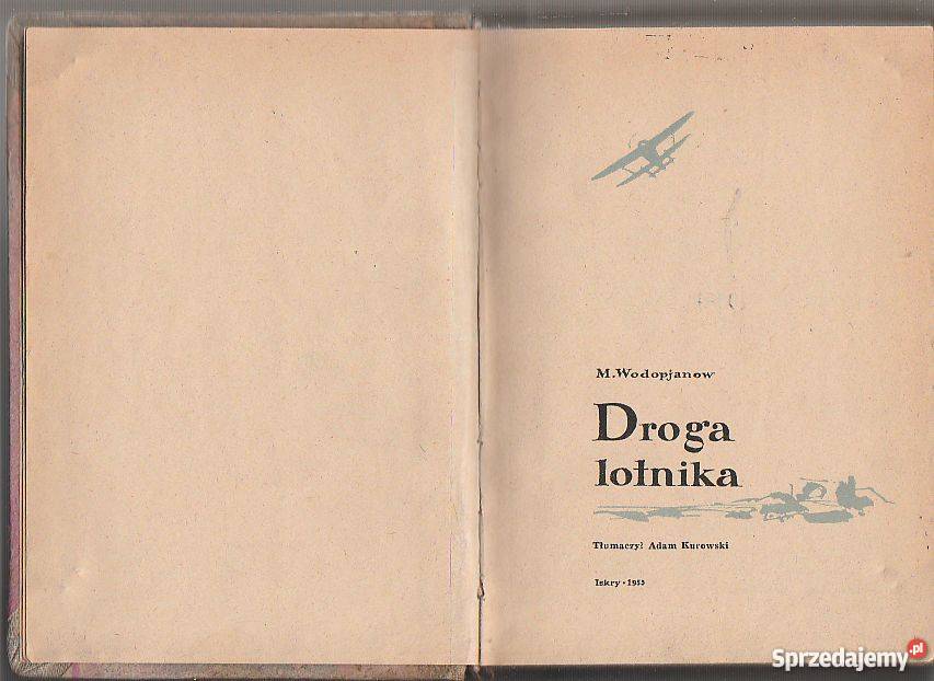 7551 DROGA LOTNIKA M WODOPJANOW literatura piękna - proza zagraniczna Czyrna sprzedam