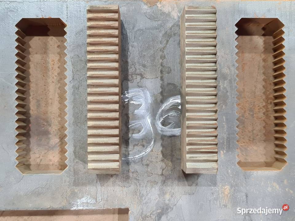 Cięcie wodą płyt Hardox Miilux formatki obróbka