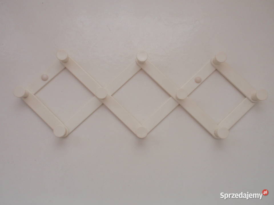 Wieszak łazienkowy plastikowy biały