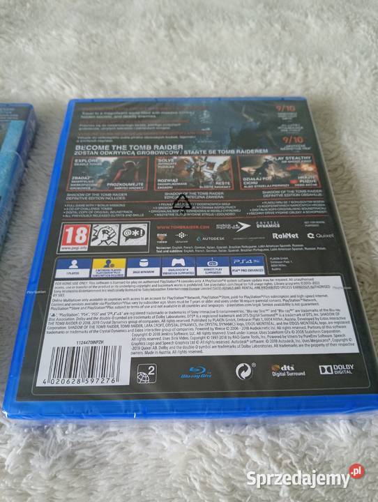 Nowa Trylogia Tomb Raider 4 5 Pakiet 3 gier NOWE Wojcieszków