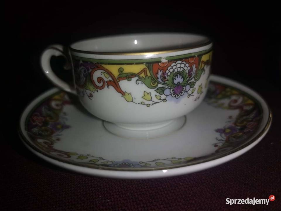Serwis do mocci KPM Sygnatury 1904 45 r Porcelana i szkło Gdańsk