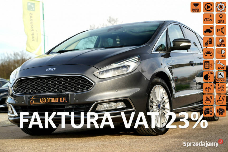 Ford S-Max VIGNALE ful led KAMERA nawi SKÓRA panorama 7-OS …