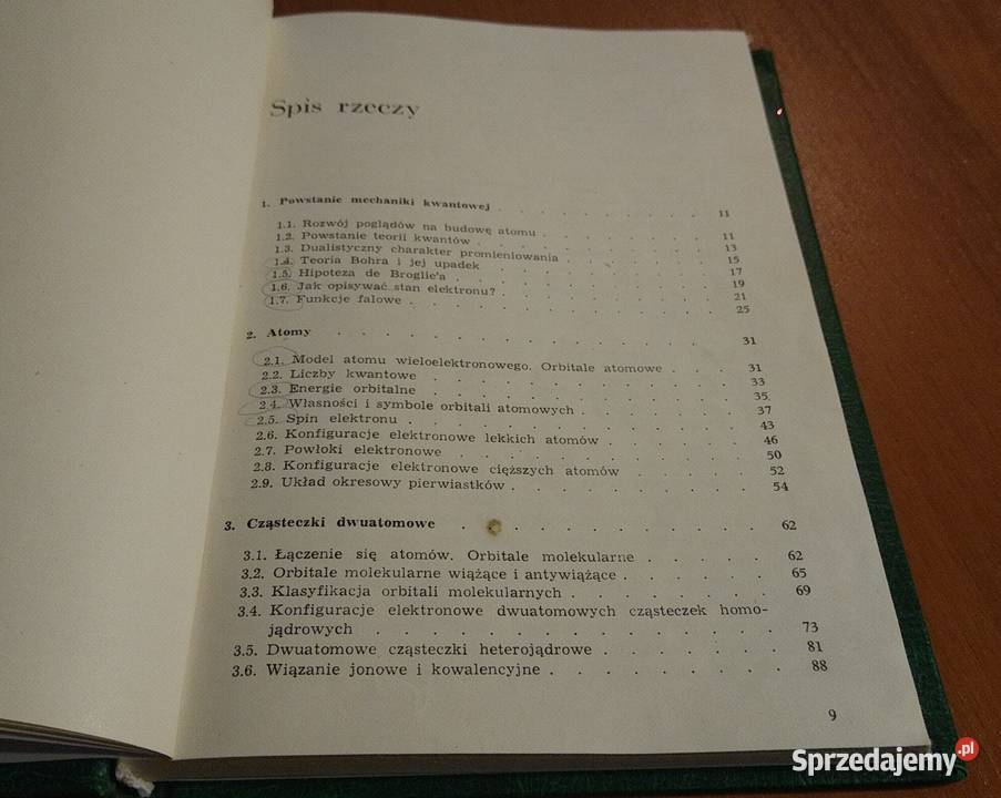 Elementy chemii kwantowej sposobem fizyka, astronomia Gdańsk
