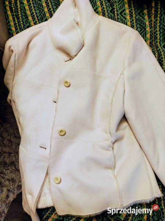 Kożuszek sztuczny biały damski prawdziwy Białystok