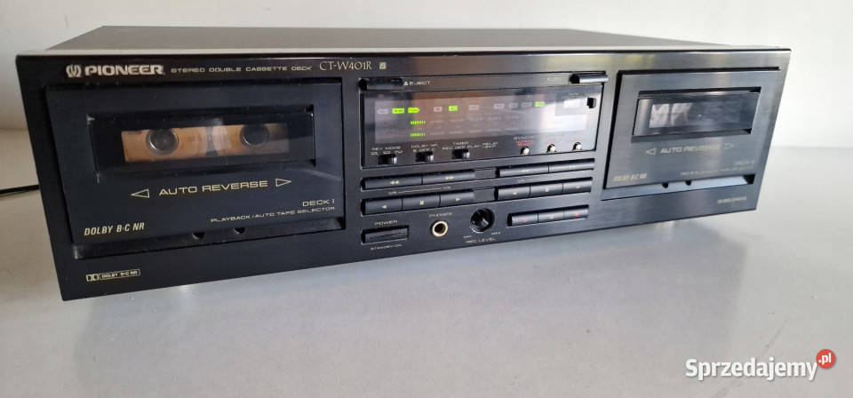Magnetofon catette deck Pioneer CTW401R CT W 401 Międzychód