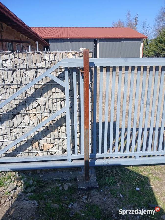 Brama przesuwna wjazdowa bramka kpl Staniszewskie sprzedam
