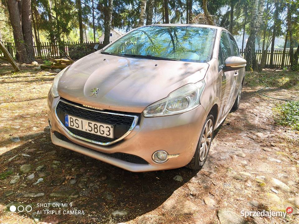 Peugeot 208 12 Vti 2014r nieuszkodzony Białystok
