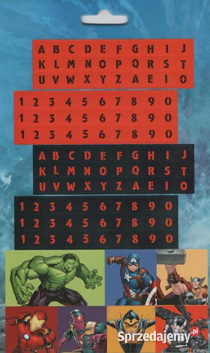 AVENGERS MEGA Zestaw Naklejki Nalepki 700 Thor Mogilany