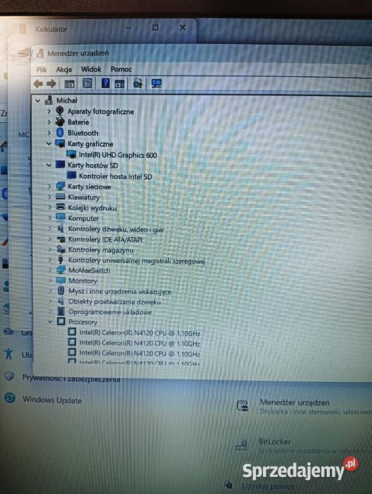 komputer Laptop Lenovo ideapad 1i 157 15IGL7 Łańcut