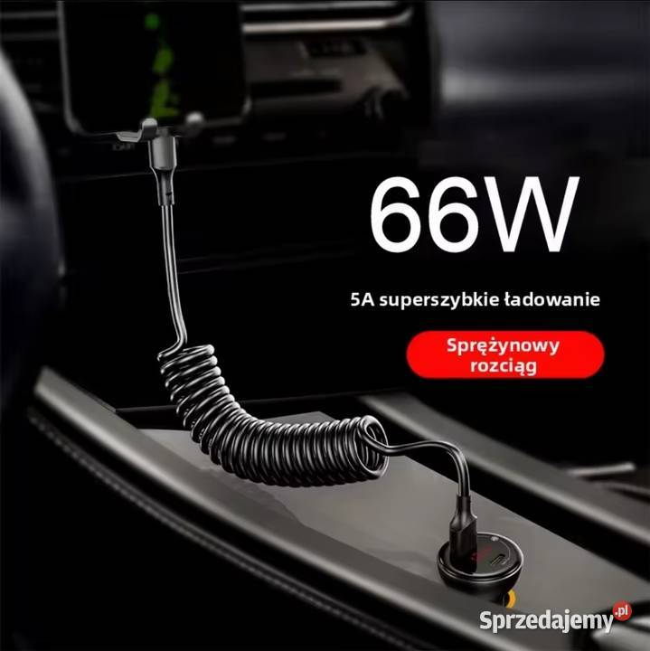 Kabel samochodowy szybkiego ładowania USB C USB Gliwice