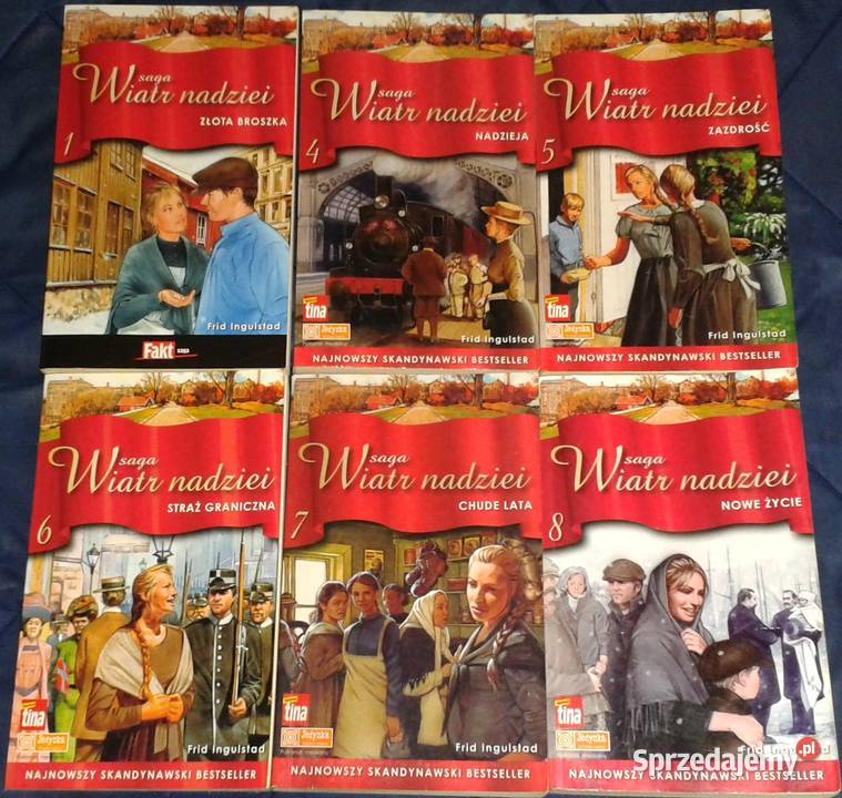 Saga Wiatr nadziei 11 Tomów Frid Ingulstad lubelskie Chełm