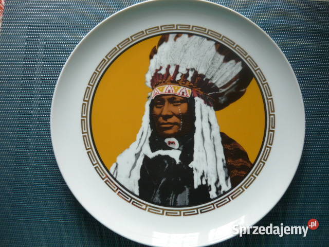 Talerz wiszacy Indianin Myszków sprzedam