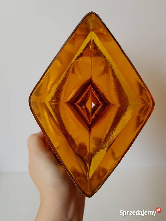 Bursztynowa żardiniera z różą Ząbkowice kolorowe