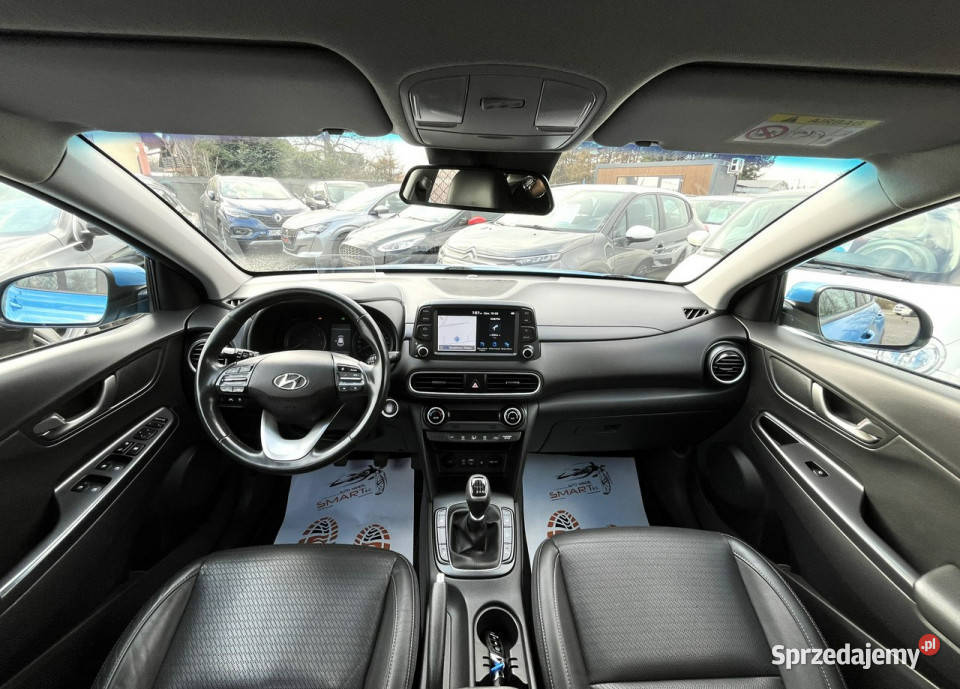 Hyundai Kona Ledy Kamera Navi HUD Lakier PERŁA I nieuszkodzony sprzedam
