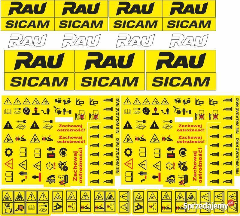 naklejki rau sicam i inne Jeżewo