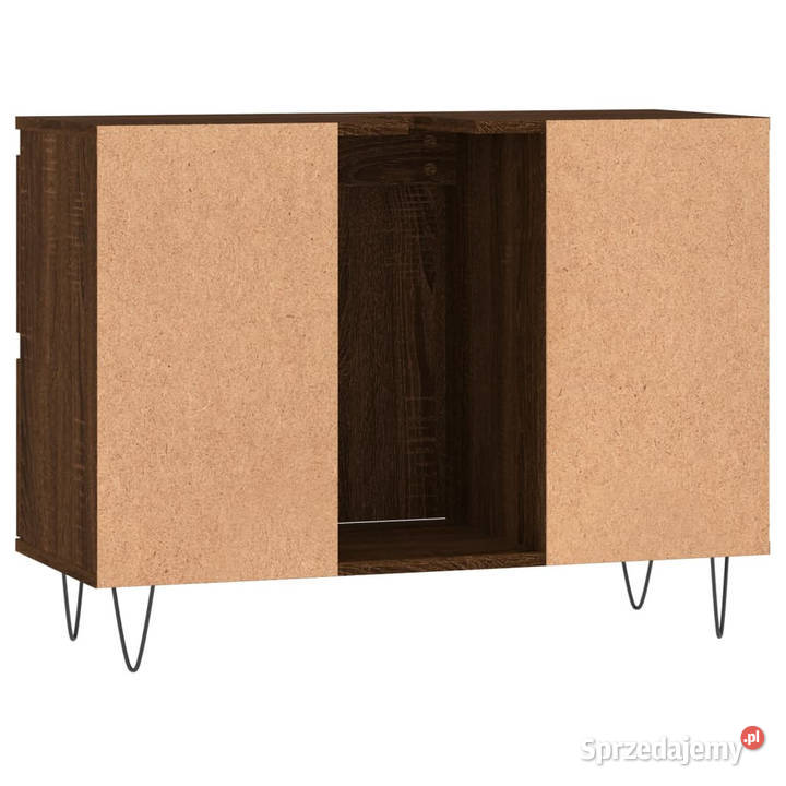 Szafka łazienkowa brązowy dąb 80x33x60 WM831659 mazowieckie Warszawa