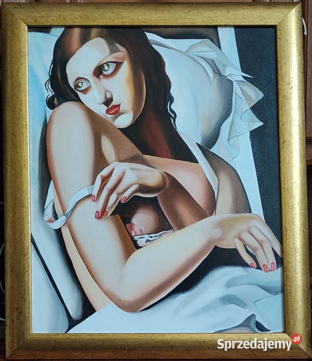 kopia obrazu Tamary Łempickiej Rekonwalescentka Warszawa