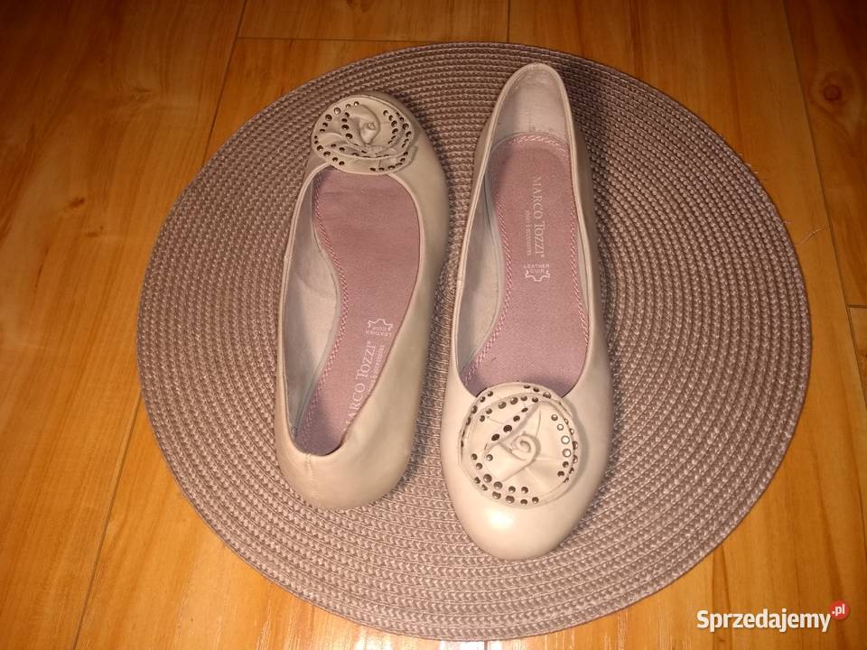 Baleriny skórzane Marco Tozzi Gorzów Wielkopolski sprzedam