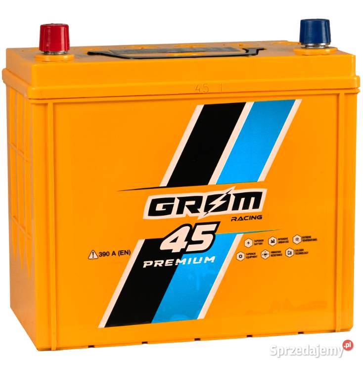 Akumulator 45Ah 390A Grom Racing Japan L Poznań
