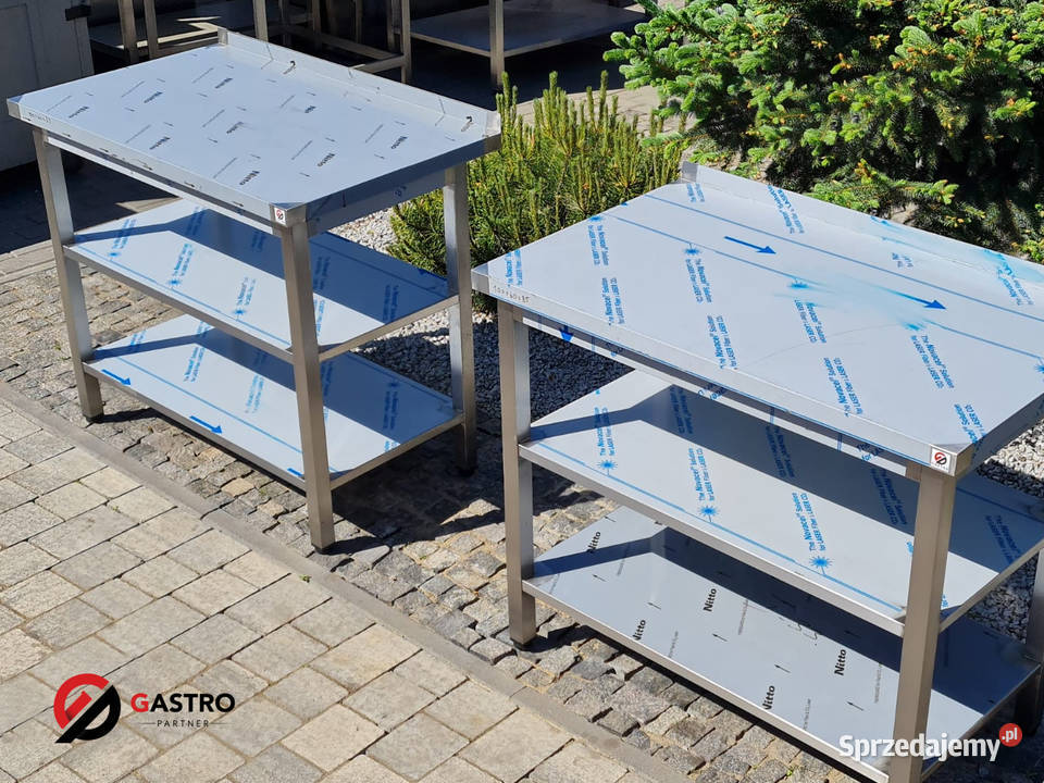 Stół nierdzewny z dwoma półkami 200x70x85 Meble Gastronomia Ostrów Wielkopolski sprzedam