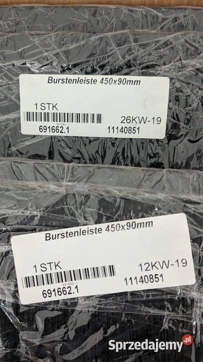 Przepust szczotkowy do szaf RACK 450x90mm NOWE Produkcja Warszawa