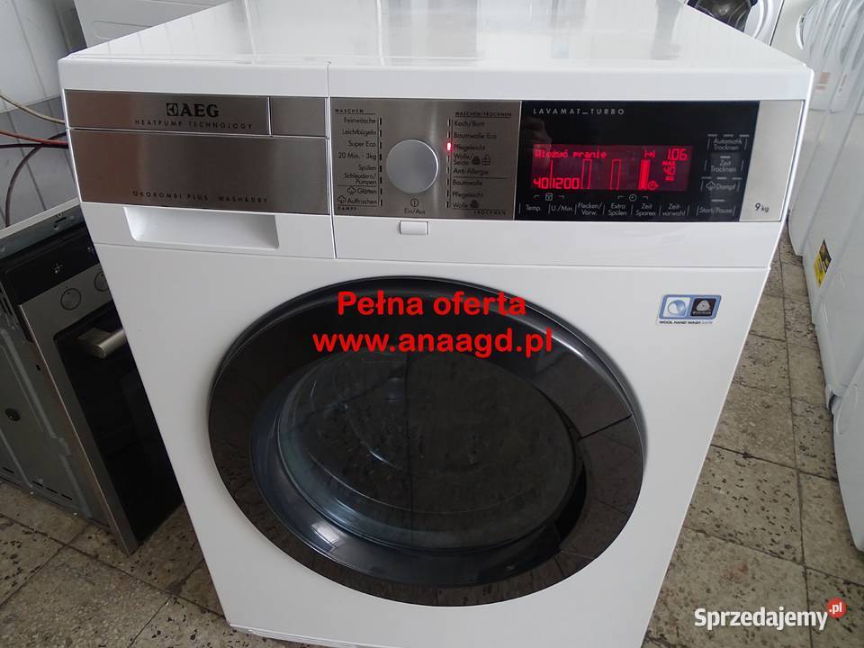 Pralkosuszarka z POMPĄ CIEPŁA AEG 96 GWARANCJA zachodniopomorskie Miękowo