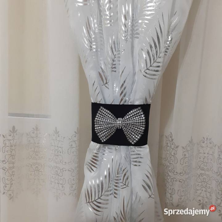 Firany srebrny liść palmy Mława sprzedam