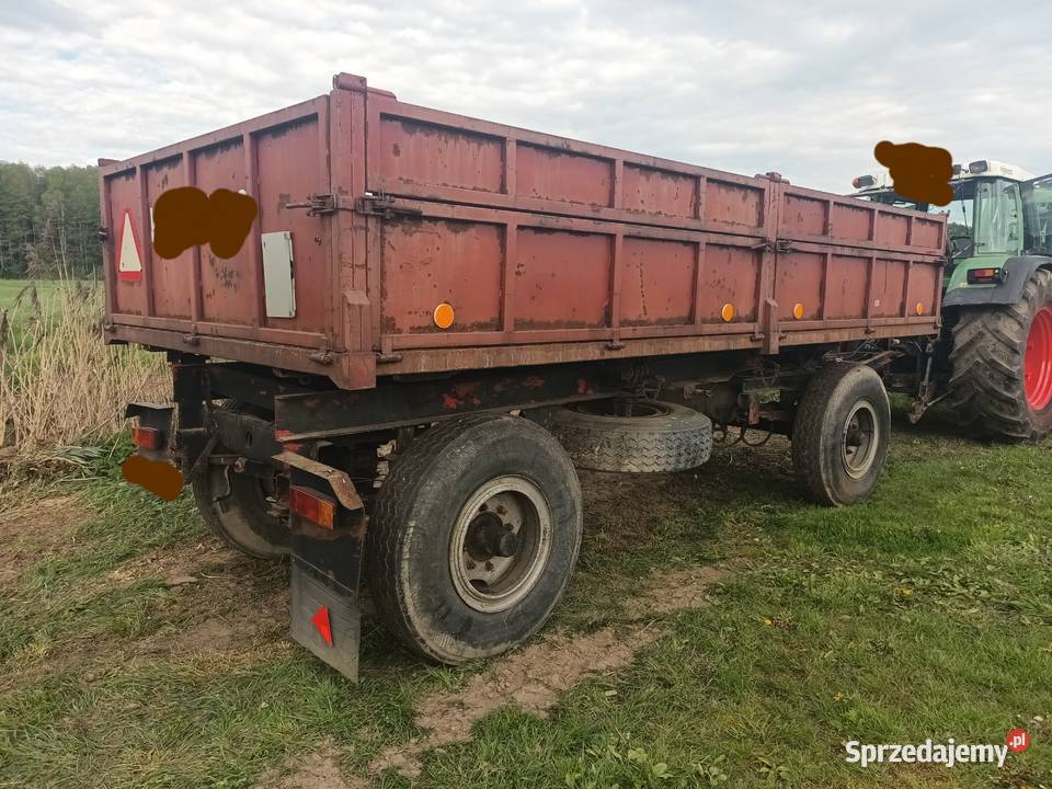Przyczepa hl 8011 wywrotka Przyczepy rolnicze Kobylin-Kruszewo sprzedam
