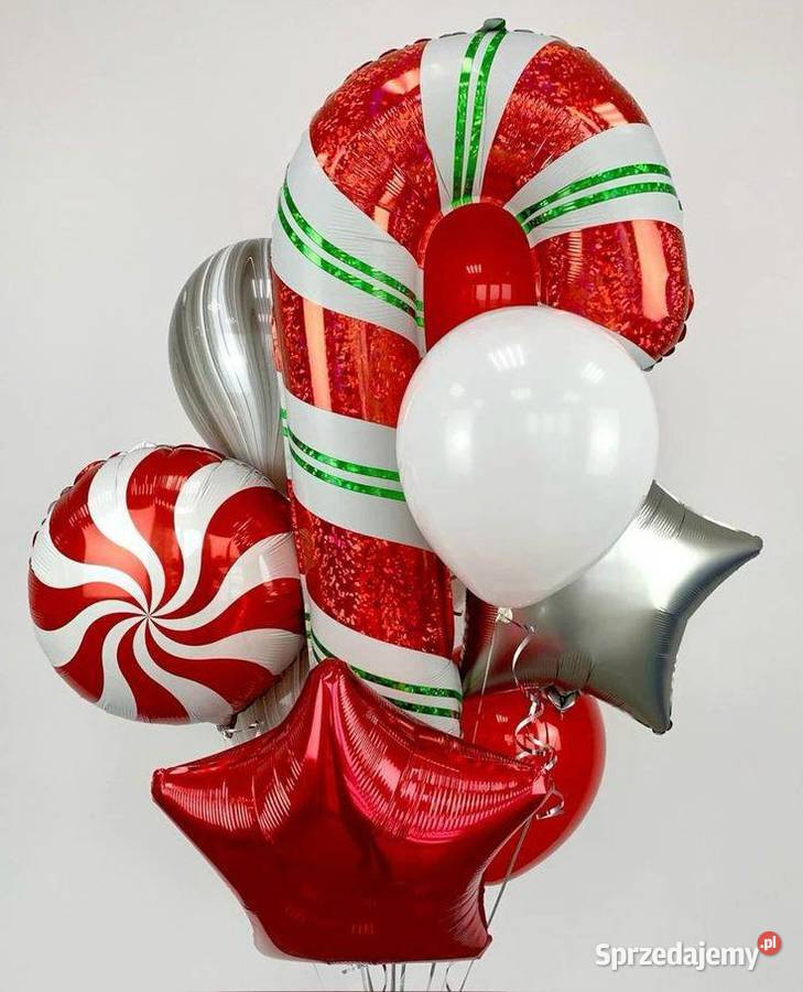 balony z helem świąteczne Katowice
