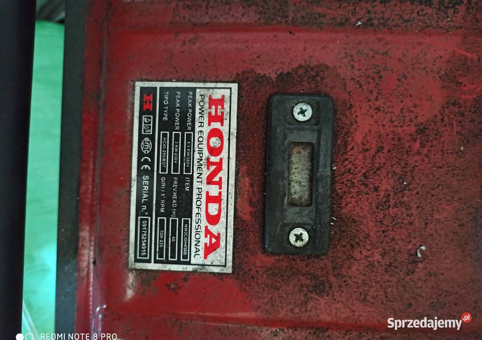Agregat prądotwórczy honda 55kw Lubartów