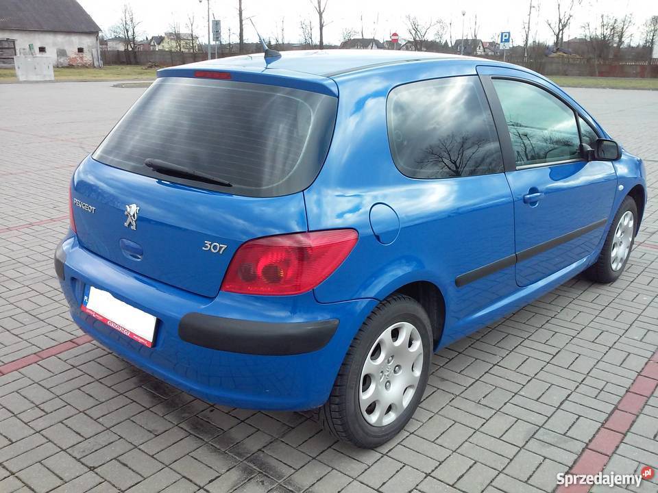 Peugeot 307 3D 14 8v ładny stan nieuszkodzony lubelskie Chełm