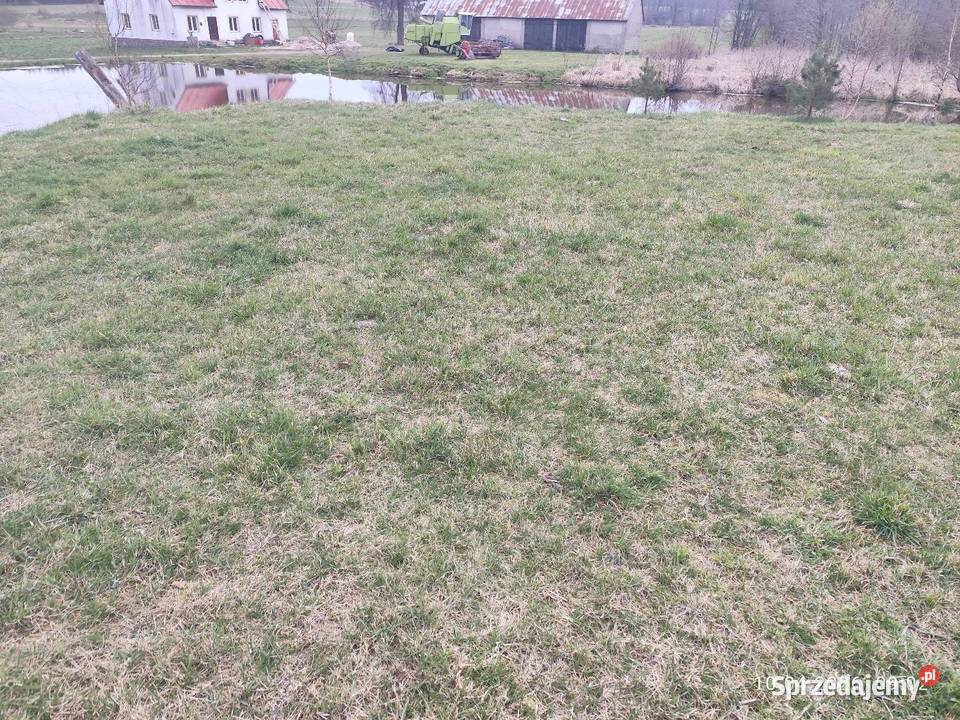 Działka budowlana z budynkiem stawem Danowo sprzedam