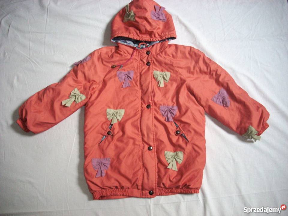 Kurtka Luźna Dzięwczęca Kokardki 128 134 małopolskie