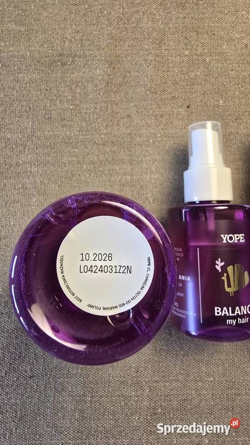 Yope sól morska do włosów Balance my hair Łódź