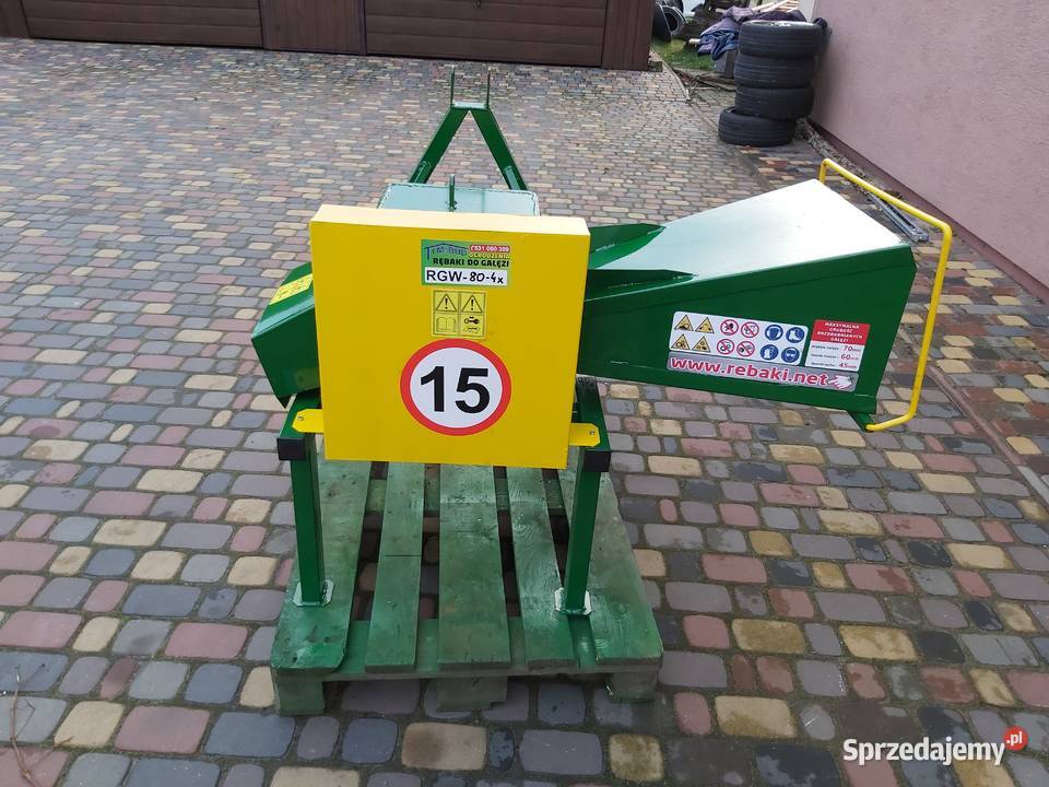 Rębak do gałęzi RGW804x grubość cięcia 75mm z Pozostałe Siedlce