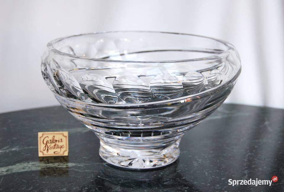Miska salaterka owocarka kryształowa kryształ przezroczysty Lublin