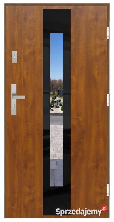 Drzwi wejściowe GADOT 72 mm SI04 GLASS PREMIUM Ciemniewo