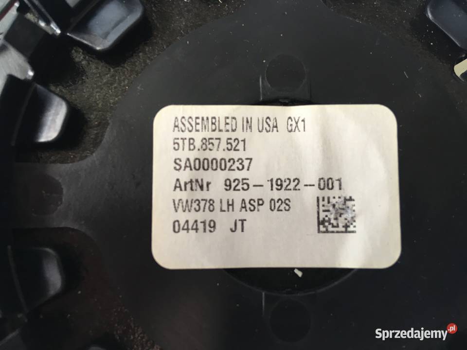 wkład lusterko VW Touran II FOTOCHROM 5TB857521 Szczecin